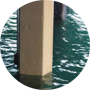 Surface traitable avec le produit Belzona 5831.