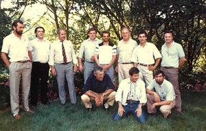 L'équipe commerciale d'Alliatech en 1989